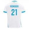 Original Fußballtrikot Olympique Marseille Rongier 21 Heimtrikot 2024-25 Für Herren